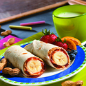 PB&J Banana Burritos